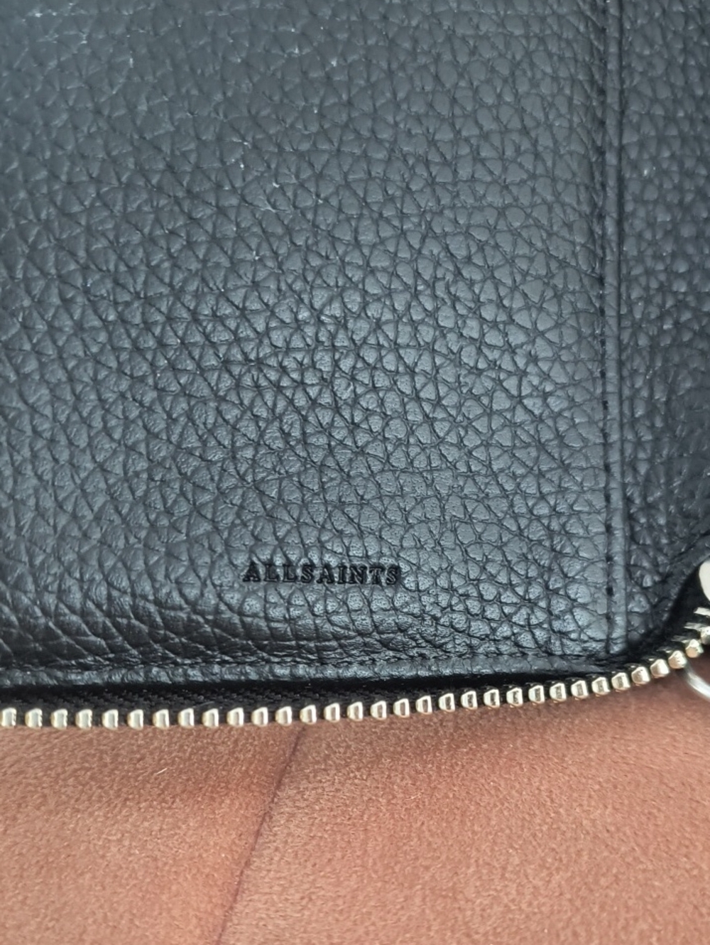 Allsaints Fetch Leather Phone Wristlet - Picture 6 of 10